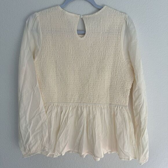 Marine Layer Gabrielle Smock Top Extra Large Blouse - Picture 8 of 8